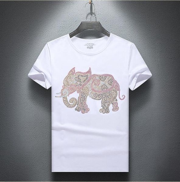 

diamond stone summer short sleeves fashion black t-shirt streetwear drill hip hop men tees tshirt clothes 02, White;black