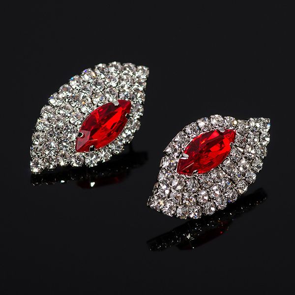 

feathers rhinestone ear nail alloy diamond colour crystal ear nail woman, Golden