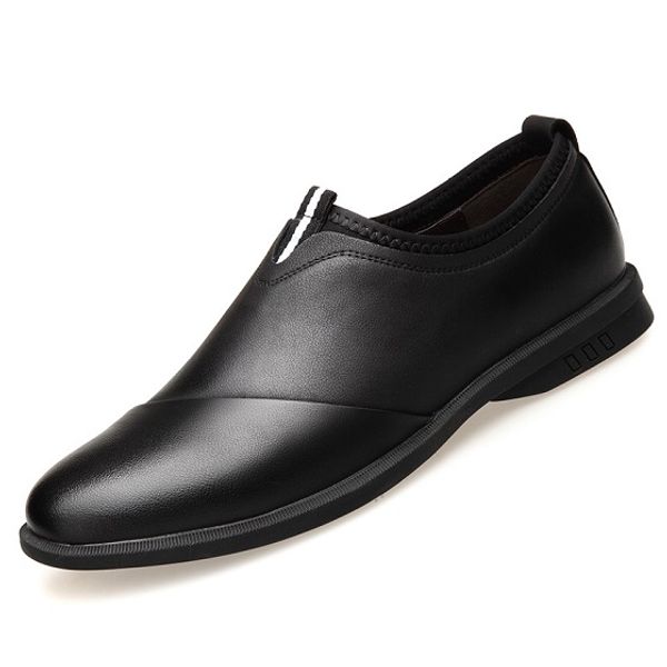 

man dress shoe flat shoes luxury men's business oxfords casual shoe black / brown leather derby shoes design and custom factory platfor
