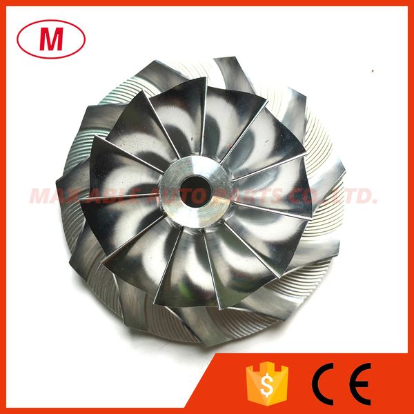 

hx35 3537168 53.88/81.30mm 11+0 blades forward turbo billet compressor wheel/aluminum 2618/milling wheel for komatsu