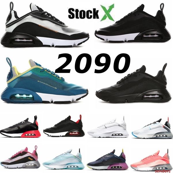 

stock x 2090 running shoes for men women pure platinum duck camo bred triple black white sports trainers designer sneakers size 36-45
