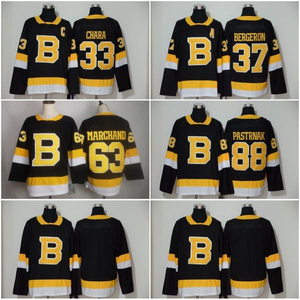 

Boston Bruins 33 Zdeno Chara Hockey Jerseys 37 Patrice Bergeron 63 Brad Marchand 88 David Pastrnak 4 Bobby Orr Hockey Jersey 2019 New