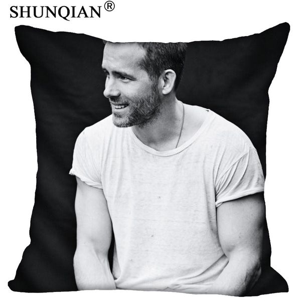 

new home pillow cover 18x18 inch ryan reynolds pillowcase zippered two sides print cuatom pillow cases housse de coussin