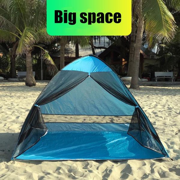 

tents and shelters 200Ã165Ã130cm anti-uv heave up tent outdoor beach camping fishing hiking shade shelter lightweight easy to carry g3