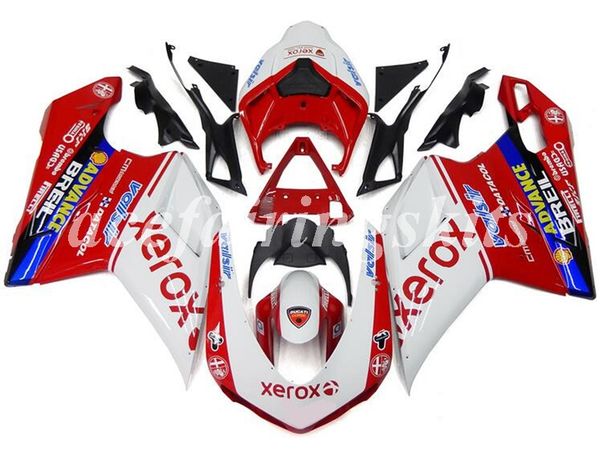 

новый мотоцикл abs полные обтекатели набор, пригодный для ducati 848 1098 1198 1098s 1098r evo 2007 2008 2009 2010 2011 2012 пользовательски