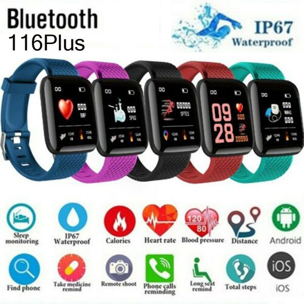 

bluetooth bracelet smart watch blood pressure heartrate monitor fitness trackers sport smartwatch for ios android samsung