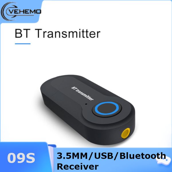 

vehemo универсальный bluetooth адаптер громкой связи автомобильный комплект тв-плеер 09s bt4. 2 3,5 мм аудио стерео музыка автомобильный fm