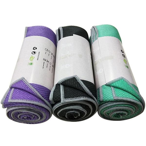 

186cm*65cm non slip new spot yoga fitness gym exercise pilates workout portable training cover blanket double-sided soft towel