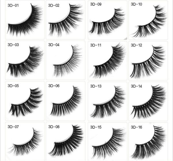 

mink eyelashes 3d mink lashes thick handmade full strip lashes cruelty mink lashes 36 style false eyelashes makeup