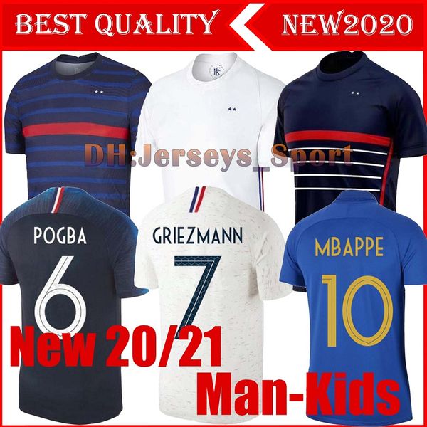 

100th france 20 21 mbappe griezmann pogba jerseys 2019 2020 2021 soccer jersey football shirts man woman kids training kit maillot de foot, Black;yellow