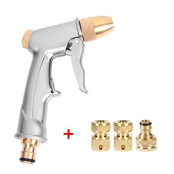 

garden water spray with 3pcs connector nozzle garden water spray washing car watering flower cleaning washing car