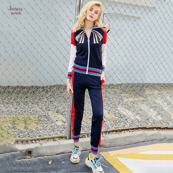 

молния кардиган свитер и брюки вверх и вниз top двухкусочных мод сладкого maiden с длинными рукавами кардиган брюки костюм coat, White