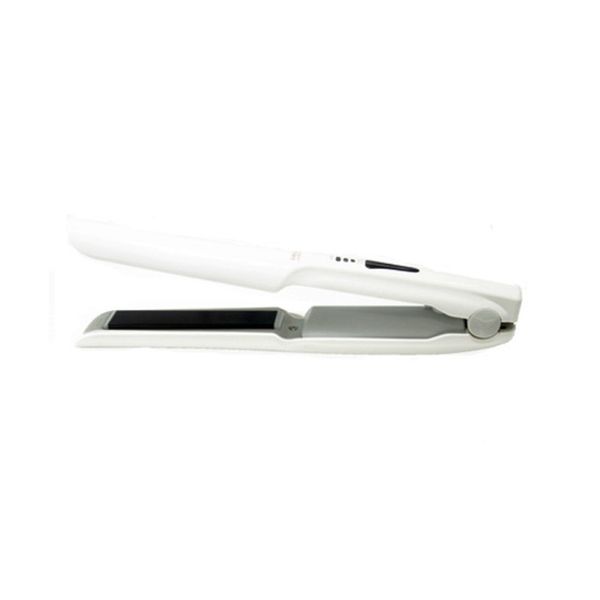 

2 in 1 wireless hair curler straightener mini charging hair curler usb straight straightener style tooling a24, Black