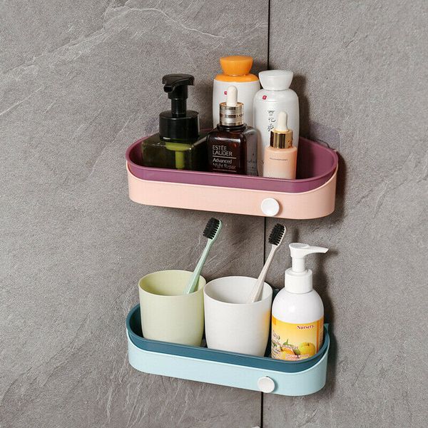 

new fashion multifunctional bathroom triangle shelf wall-mounted storage shower basket storage shelves