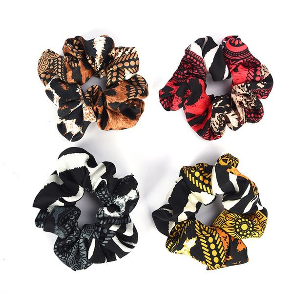 

women elastic hair rope ring tie scrunchie ponytail holder hair band new and headband girls holder tools, Brown