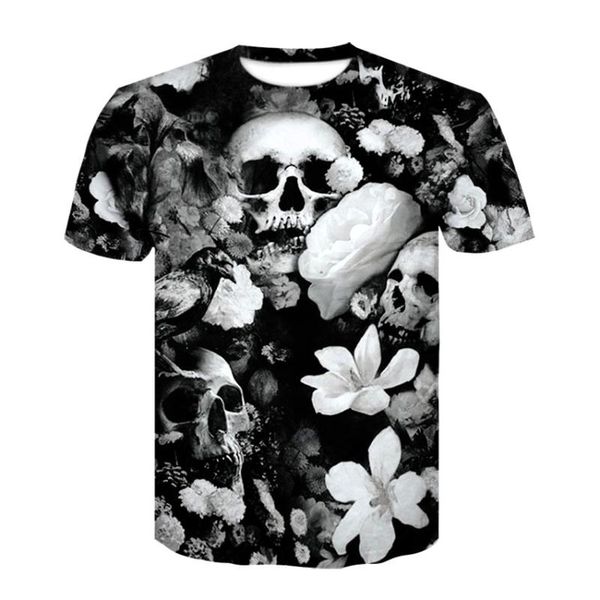 

devin du thunder skull t shirt men women hip hop summer t-shirts 2020 camisa masculina women tee t shirt harajuku, White;black