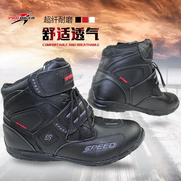 

motorcycle leather boots riding light botas motocross botas moto motorboats shoes motorbike racing career speed motorcycle boots