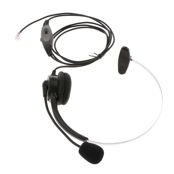 

call center hands-headset rj9 headphone monaural microphone for office