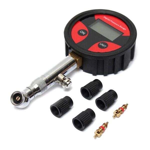 

2019 digital tyre tire pressure gauge 200psi lcd manometer motorcycle car cycle truck 4 units available new