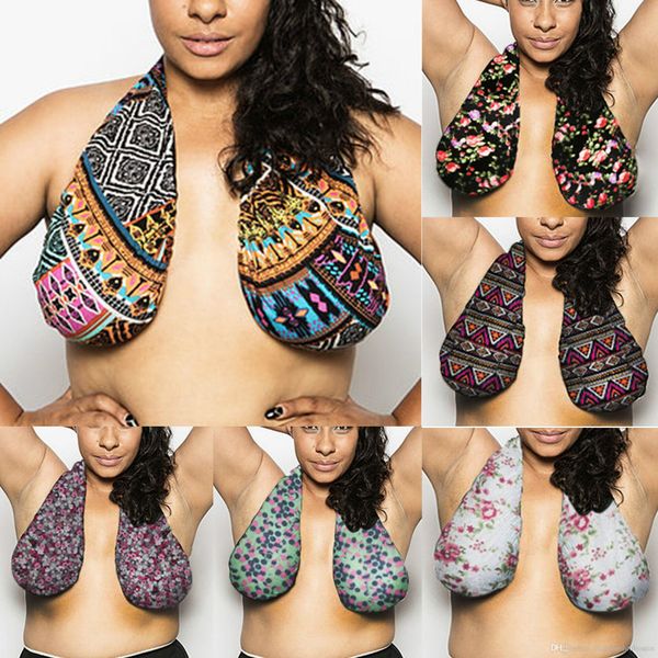 

ta ta towel boob sweat bra women soft ta-ta towel bra hanging neck wrapped big chest comfortable sweat towel underwear 7 colors, Red;black