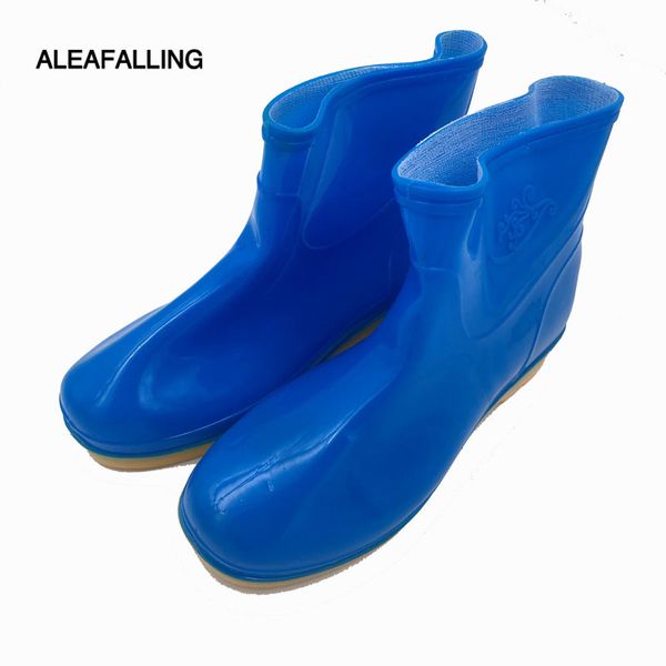 

aleafalling spring boots brand design rain boots student rain shoes woman solid rubber waterproof school walkin botas w091, Black