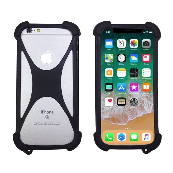 

silicone case for vernee thor e / v2 pro universal smartphone bumper back cover phone case