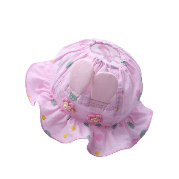 

baby hat female summer sun hat newborn thin section empty sunscreen, Yellow