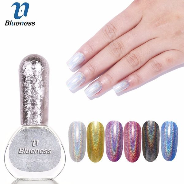 

blueness 6ml laser chameleon nail lacquer long lasting colorful varnish holographic nail art polish