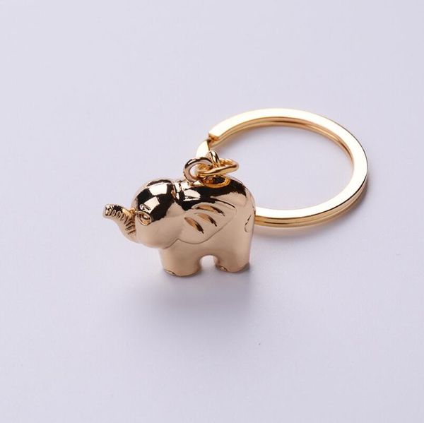 Lovely Zinc Alloy Elephant Keychain Indian Wedding Baby Showers