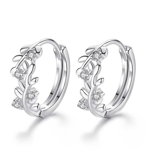 

branch earrings for women crystal elegant women's earrings copper cubic zirconia earring 2019 modern jewelry gift, Golden;silver