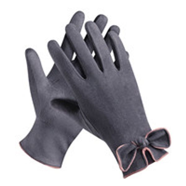 

2019 fashion design woman winter touch screen gloves dy06 model women solid color soft warm glove, Blue;gray