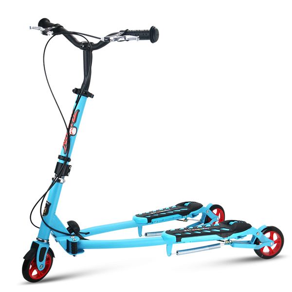 

21st scooter for children aged 5 -6 ages 2 pedal scooter double pedal foldable tricycle monopatin