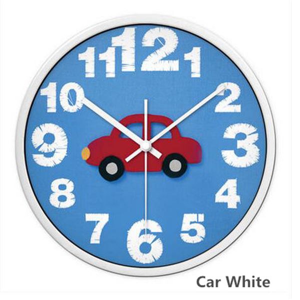 

watch digital cartoon wall clock watches metal art clock design modern decorative home decor wall silent watch qze359