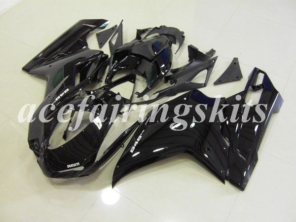 

4gifts new abs full fairings kits fit for ducati 848 1098 1198 1098s 1098r evo 2007 2008 2009 2010 2011 2012 black gloss
