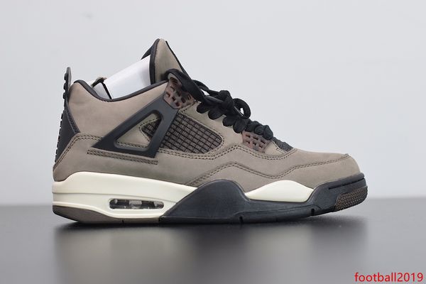 

with box 2019 mens basketball shoes sneakers with box 4s iv brown outdoor athletics sports shoes for men us12