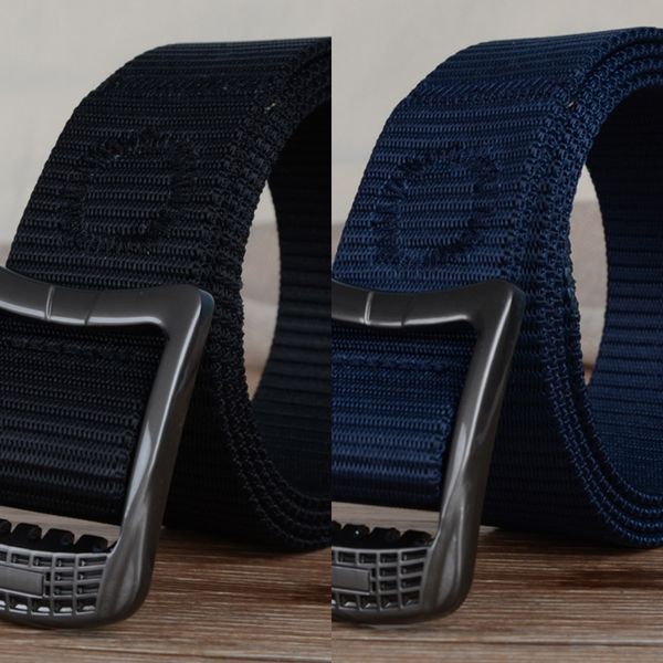 

polaroid outdoor sports nylon canvas outdoor sports ribbon ribbon men'scamouflage belt cs training quick-drying belt, Black;brown