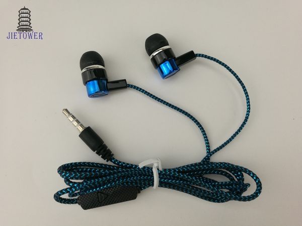 Comum barato serpentina tecer trança cabo fone de ouvido fones de ouvido fone de ouvido earcup vendas diretas por fabricantes azul verde cp-13 300 pcs