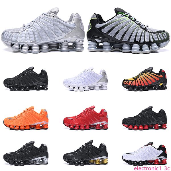 

2020 new arrival tl men running shoes triple black white pure platinum clay orange sunrise lime blast trainers sport sneaker size 40-46, Black;green