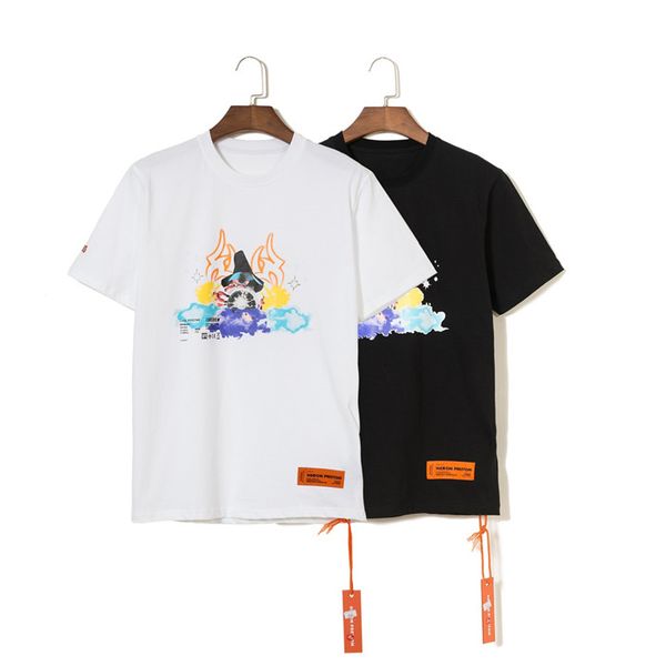 

Heron Preston Wizard Mens TShirts O-Neck Short Sleeved Printed Tees Fashion Causal Tops POP Skateboard Tshirt