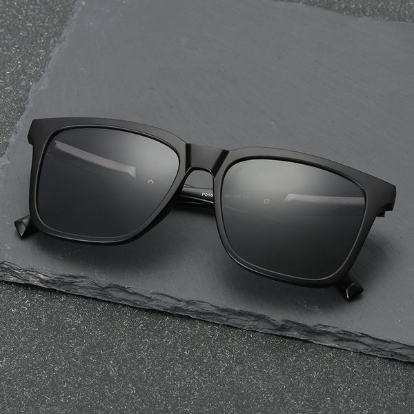 

new mens polarized sunglasses retro aviator night-vision goggles square classic glasses manufacturers straight batch, White;black