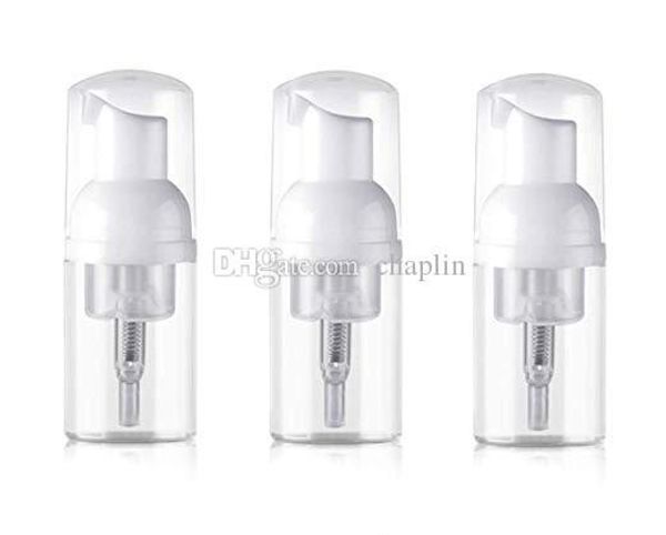 

30ml 1oz plastic foaming soap bottle soap foam pump dispenser-refillable portable empty hand soap suds dispenser bottle travel mini size