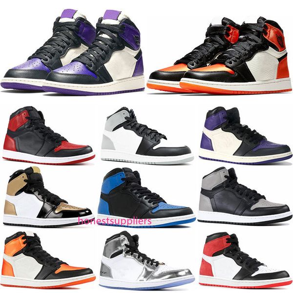 

новые мужские 1с вершине сосна зеленый судом фиолетовый чикаго 1 игра королевский синий обувь для баскетбола баскетбольный щит спортивные кр