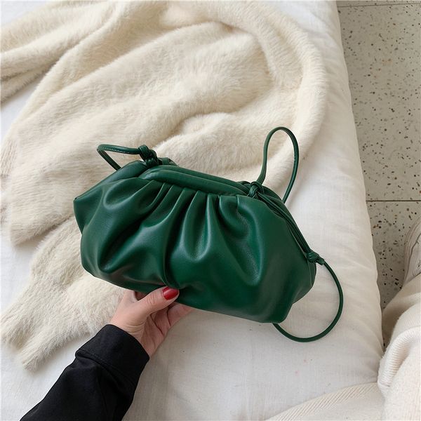 

2020 new shoulder bag women's casual fashion korean version of the messenger clutch bag fold