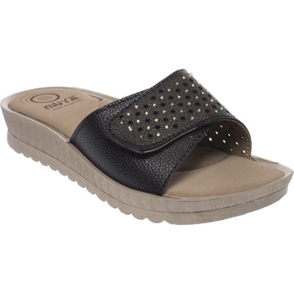 

muya 97462 single comfort gold women 's slippers muya, Black