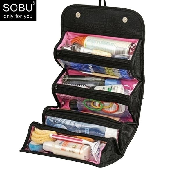 

2019 new multifunction makeup bag women organizer bags waterproof portable cosmetic bag make up wash toiletry t047