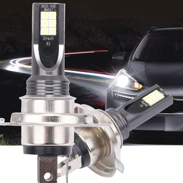 

1 pair h1 h3 h4 h7 h8/h11 9005/9006 car 12-led headlight drl fog light lamp bulb
