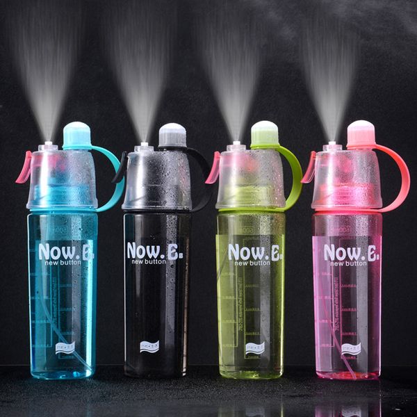 

600ml universal car truck drink water cup bottle can sports bottle drinking with nozzle for car driving climbing sports