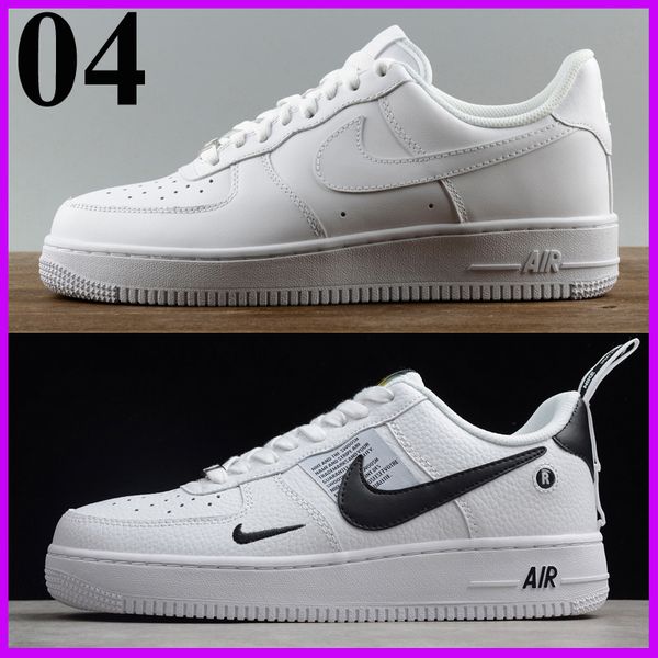 

new men women fashion airlis designer sneakers af1 shoes all white black forces 1 one low high sport sale ing