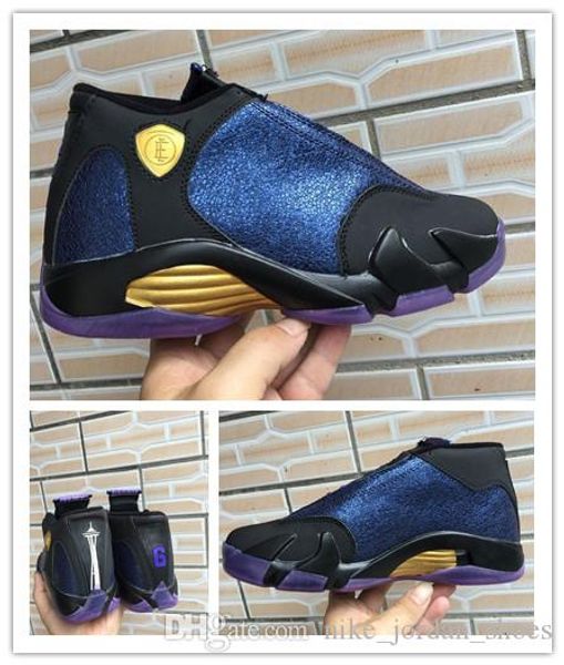 

new release 14 gs doernbecher black court purple-multi-color-white men outdoor shoes sports sneakers 14s boys basketball designer trainers