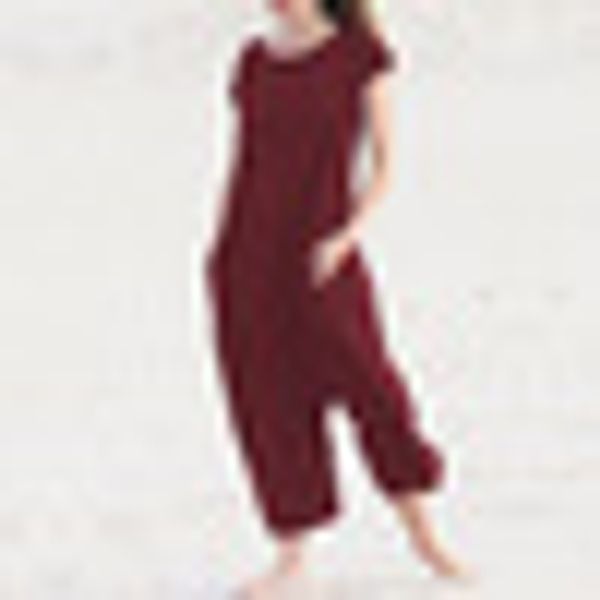 

women jumpsuit rompers ripped one-piece pants women trousers, Black;white
